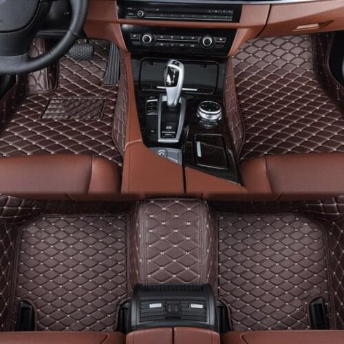 Car floor mats for Jac T5 Rein13 s5 faux s5 car accessories car-styling special Custom car foot mats auto Black/Red/Beige/Pink