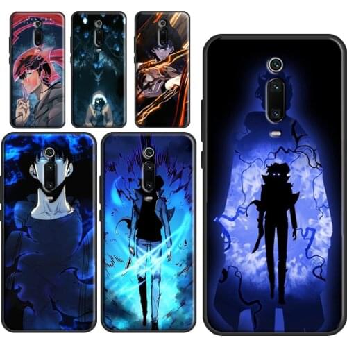 Sung jin woo Solo Leveling Case For POCO X3 F1 F2 Pro Funda For Xiaomi Mi Note 10 Lite Mi 10 Pro 9T 9 A3 Coque