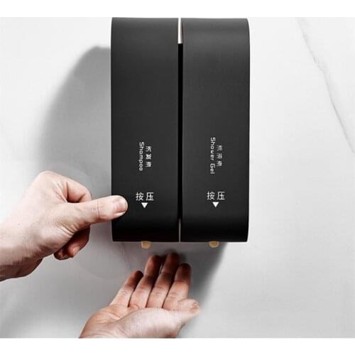 Bathroom Liquid Soap Dispenser Wall Mounted For Kitchen Plastic 300ml Shower Gel Detergent Shampoo Bottle Hotel Home Accessories
