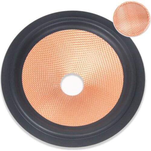 For 5"/6.5" inch Speaker Cone with Dust Cap Paper Basin Woofer Fiberglass Basin Drum Trumper Bass Repair Parts 26.5mm Core