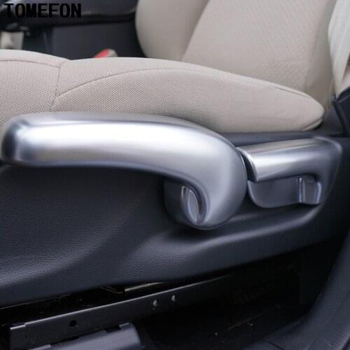 For Honda CRV CR-V 2012 2013 2014 2015 2016 ABS chrome seat adjustment knob button switch trim panel trim frame 3pcs