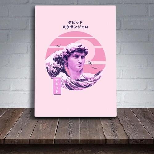 Prints Ukiyoe Canvas Painting Sculpture Sea Wave Poster Home Decor Wall Art Modular Creative Picture Framework For Living Room