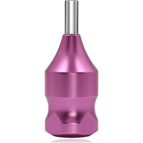 32MM PINK Cartridge Grip Cartridge Needle Grip Stainless Steel Tattoo Machine Cartridge Grip Tattoo Twist Hand Tube