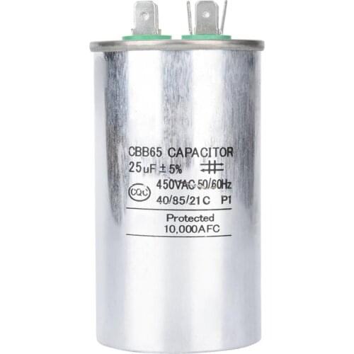 AC Motor Capacitor Air Conditioner Compressor Start Capacitor 25UF