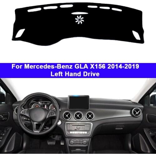 Car Dashboard Cover DashMat Carpet Cape For Mercedes-Benz GLA X156 2014-2019 Protector GLA180 GLA200 GLA220 GLA250 220 220d AMG