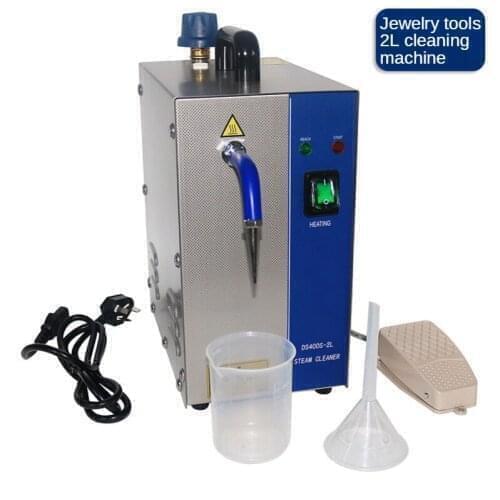 110V/220V 2L Steam Cleaning Machine 1300W Jet Polishing Machine Small Polishing Machine Before Electroplating