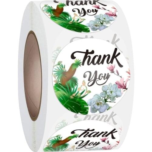 500pcs Gift Sealing Sticker Thank You for Your Love Design Diary Scrapbook Holiday Birthday Party Gift Decoration Label