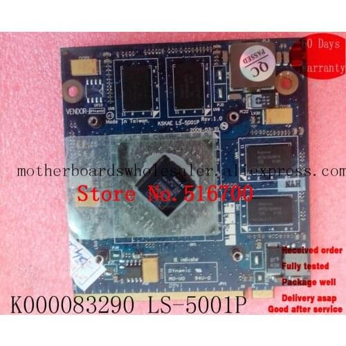 Original VGA Card HD 4570 For Toshiba LS-5001P Graphic Card A500 A505 L500 PN: K000083290 100% Work Perfect