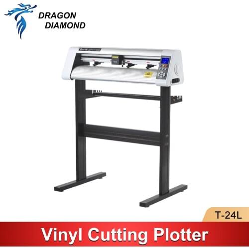 Original Vinyl Cutting Cutter Plotters Machine Teneth KUCO 110V/220V T-24LVinyl Plotter 60cm Pattern Plotter