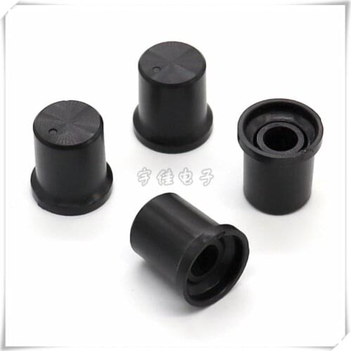 10 Piece 14.5mm*15.5mm plastic knob potentiometer knob cap suitable for 6mm flower shaft