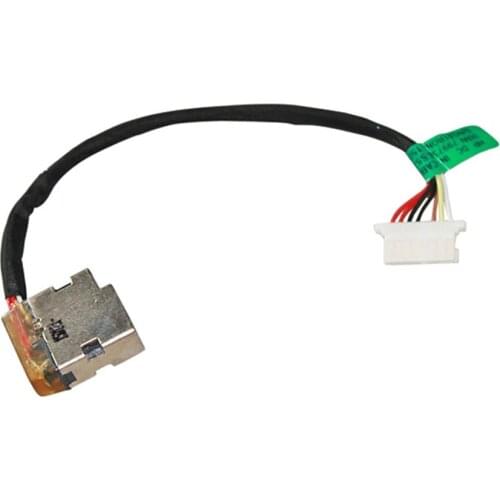 Laptops Connector Accessories Socket With Cable Replacement Durable Charging Port Useful DC Power Jack Plug For HP 799736-S57