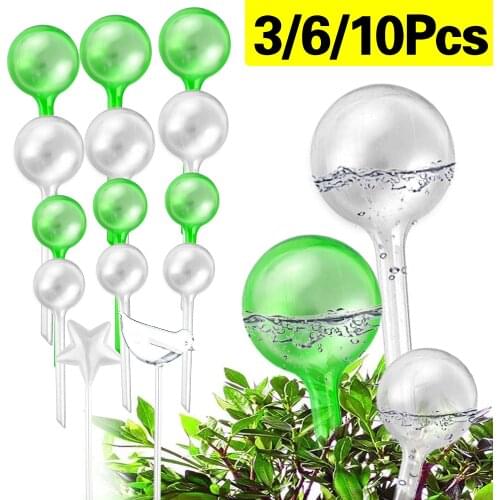 3/6/10PCS Automatic Plant Watering Bulbs Self Watering Balls House Garden Water Can Houseplant Device Drip Irrigation System