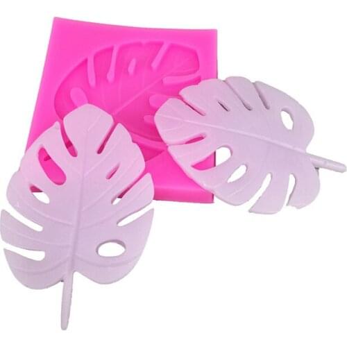 3D Turtle Leaf Silicone Mold Cake Baking Tools UV Resin Epoxy Molds DIY Plaster Keychain Mould Soap Aromatherapy Decoration