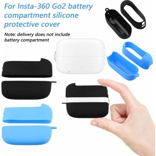 For Insta 360 Go 2 Camera Body Cover Silicone Case Anti-Scratch Stabilized Camera Mini Accessori Box Charging Compartment Covers