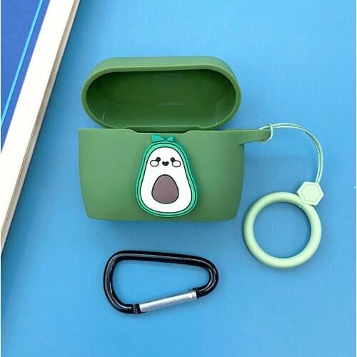 DIY Cartoon Silicone Cover for Meizu POP 2 Anti-scratch Protective Case for MEIZU POP2 Bluetooth Wireless Earphone Charging Box