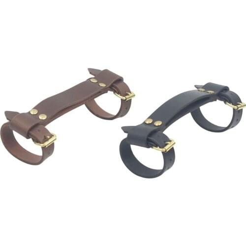 SILVEROCK Bicycle Cowhide Leather Handle Carrying for Brompton PIKES 3SIXTY Folding Bike Thickness 4mm