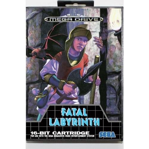 Fatal labyrinth 16 bit SEGA MD Game Card With Retail Box For Sega Mega Drive For Genesis