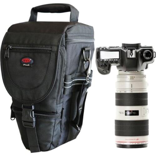 DSLR Camera Bag Handbag Telephoto Lens Pouch Case Waterproof Multi-function for Canon Nikon Sony 70-200mm 2.8, 80-400 100-400 mm