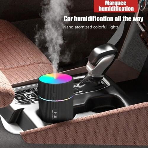 Aromatherapy Air Humidifier 220ml Universal Car Essential Oil Diffuser USB Cool Mist Maker Purifier LED Home Office Diffuser