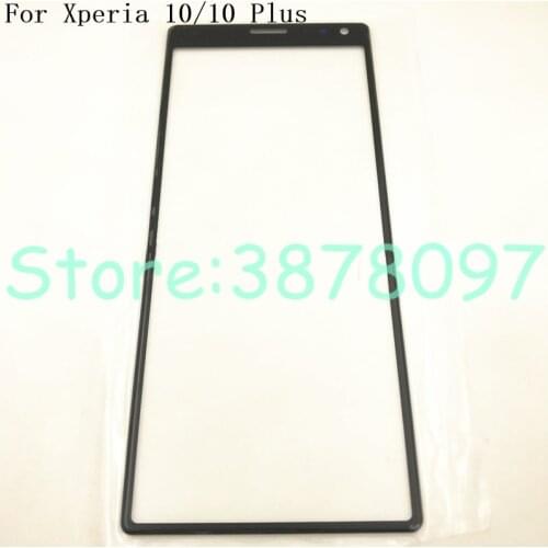 Top Quality For Sony Xperia 10 i3123 i3113 i4113 i4193 For Xperia 10Plus Glass Front Outer Glass Lens Touch Screen Panel