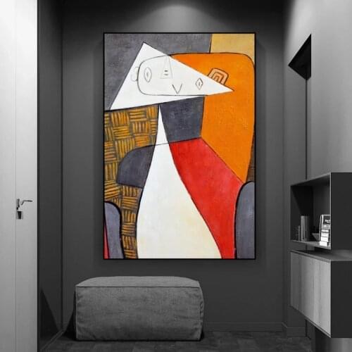 Picasso Famous Abstract Oil Paintings On Canvas, Artwork Reproductions, Modern Posters And Prints, Murals, Home Decoration