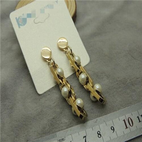 2019 Real Limited Jewelry Manufacturers Selling Fashionable Joker Street Snap Temperament, Is Pure And Fresh Glass Earring Ta28