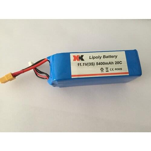 XK X380 battery 11.1V 5400mAh Lipo Battery XK X380 quadcopter batetry spare parts Free shipping
