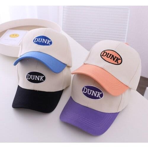 Doitbest Snapback Cap Kid Boys Girls Baseball Caps Hip Hop Cap Dunk Letters Summer sun hat Children Hats Kids Sunscreen Hat