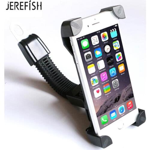 JEREFISH Motorcycle Bicycle Phone Holder Mobile Phone Stand Support for iPhone All kinds of Mobile GPS PDA MP4GPS Bike Holder
