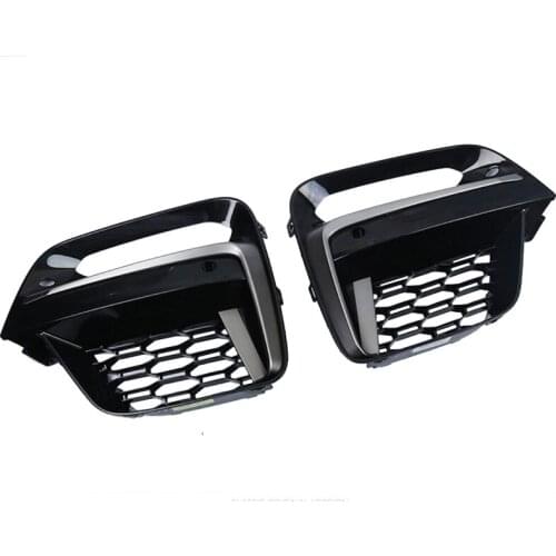 For BMW X3 G01 / X4 G02 2018-2020 Fog Light Grills Honeycomb Mesh Fog Car Front Bumper Light Grills in Racing Grills replace