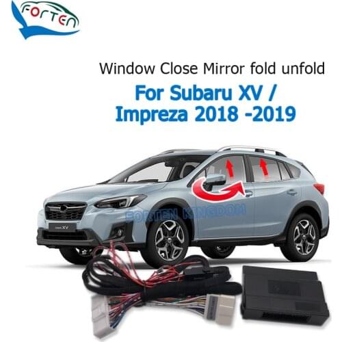 Car Automatic window close and mirror folding unfold Module kit For Subaru XV / Impreza 2018 -2019