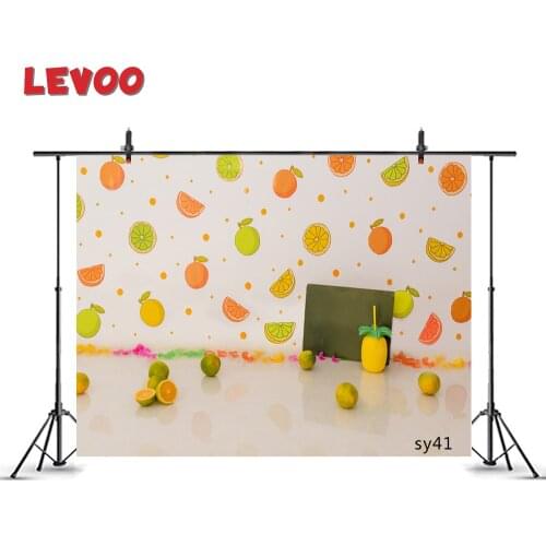 LEVOO Photocall Background Cute Orange Lemon Baby Kids Photographic Photo Backdrop Studio Shoot Props Photozone Vinyl Fotografia