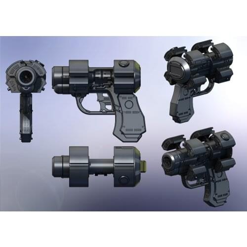 Gantz X Gun Model Scale 1: 1 DIY Handmade Paper Toy Casual Puzzle Decoration