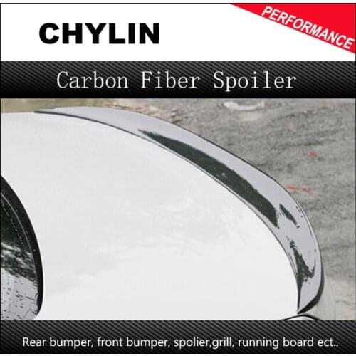 P Style For BMW F30 F80 M3 Spoiler Carbon Fiber Material MP Style 2012 - 2016 320i 328i 335i 326D F30 Carbon Fiber