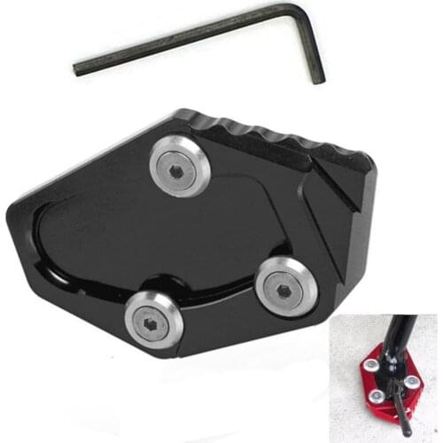 For YAMAHA YZF R3 YZF R25 MT03 MT25 Kickstand Side stand Pad Enlarge Extension Foot Plate 2014 2015 2016 2017 2018