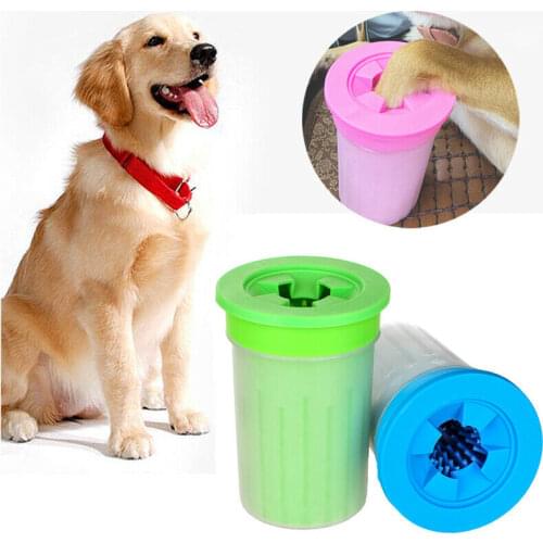 Portable Cup Pet Dog Cat Foot Cleaner Feet Washer Brushes Dog Puppy Cleaning Brush Pet Paw Mud Cleaner Washer Mud Buster
