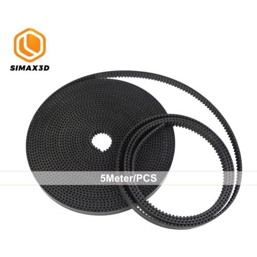 SIMAX3D hotend DIY 3D printer Belt GT2 belt 6mm 5meter 3D printer parts accessories GT2 Timing Belt for ender 3, ender 3 pro kit
