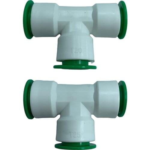 PPR Tube Fittings Through Quick Connector Tee Water Pipe Female Thread