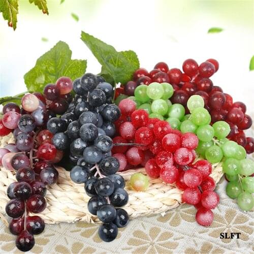Festive garden home hotel supermarket cafe bar Shop Store decoration display props Fake Fruit Simulation Artificial Grape model