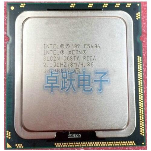 Intel Xeon E5606 e5606 CPU processor 2.13GHz LGA1366 8MB L3 Cache Quad-Core server CPU Free Shipping 100% WORK