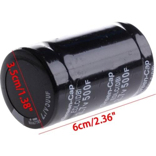 1PC Farad Capacitor 2.7V 500F 35*60MM Super Capacitor