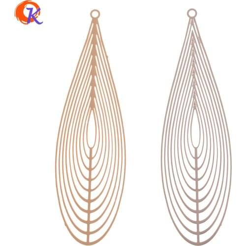 Cordial Design 100Pcs 16*55MM Jewelry Accessories/Earrings Parts/Drop Shape/Sheet Copper/Hand Made/DIY Making/Earring Findings