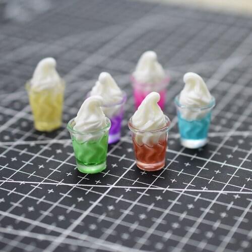 1pcs/lot resin solid Simulation cartoon ice cup 22mm Cabochons Scrapbooking Hair Bow Center DIY Christmas decration