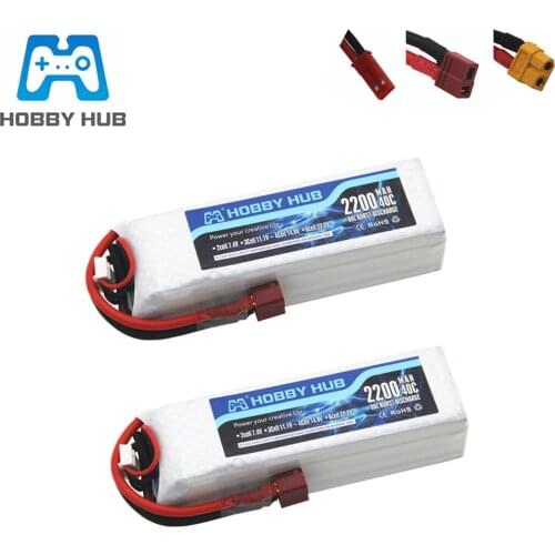 14.8v 2200mAh 40C LiPo Battery For RC Car boat Quadcopter Drone spare parts 14.8v Rechargeable 4S Lipo T/XT60/JST Plug 2PCS