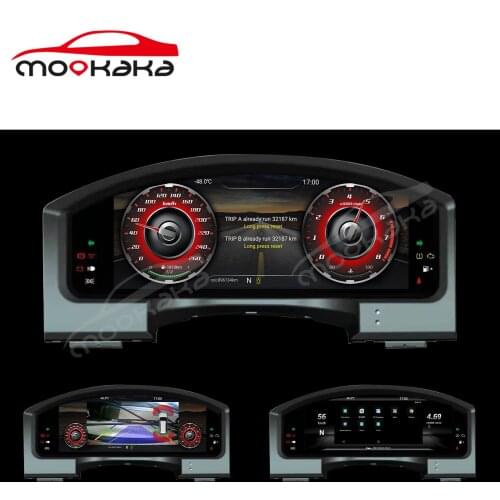 12.3 Inch Car LCD Cluster Instrument Multimedia Player Dashboard Modification For Toyota Land Cruiser 2012-2019 GPS Navigation