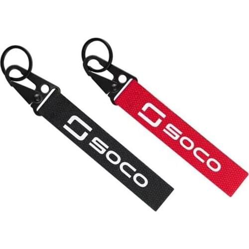 Embroidery Badge Keyring Keychain For Super SOCO TS TC TCMAX CU