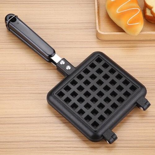 Household Kitchen Waffle Molds Gas Non-Stick Waffle Maker Pan Mould Mold Press Plate Cooking Baking Tool