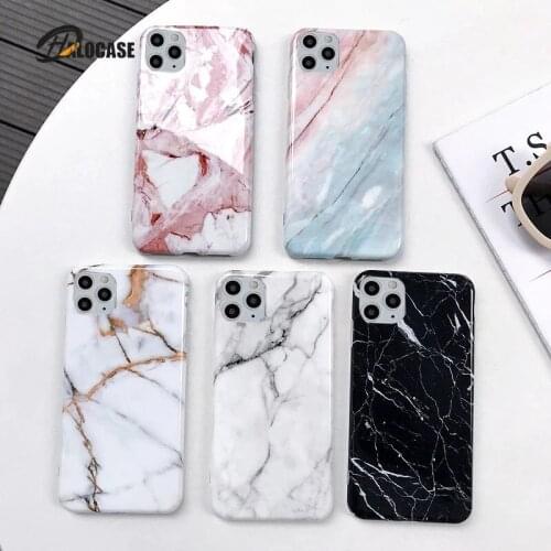 Luxury Marble Stone Texture Phone Case For iPhone 12 Mini Pro Max 11 Pro Max X XR XS Max 7 8 6s Plus SE 2020 Soft IMD Back Cover