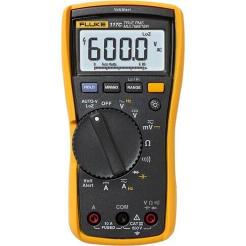 FLUKE 115C/116C/117C/ Automatic Voltage Digital Multimeter AC/DC Frequency Temperature True RMS Tester
