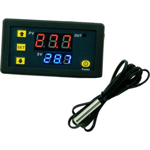 W3230 DC 12V Digital Temperature Controller Display Temperature Measurement
